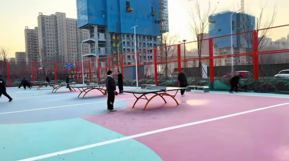 高邑港兴体育公园乒乓球场场地图片1